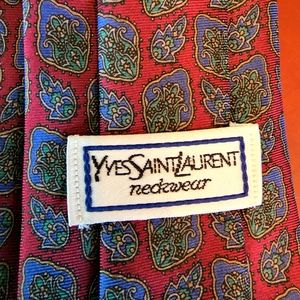Yves St Laurent neck tie